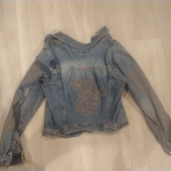 Vintage short cropped jean jacket  toxkjeans - Picture 5 of 6